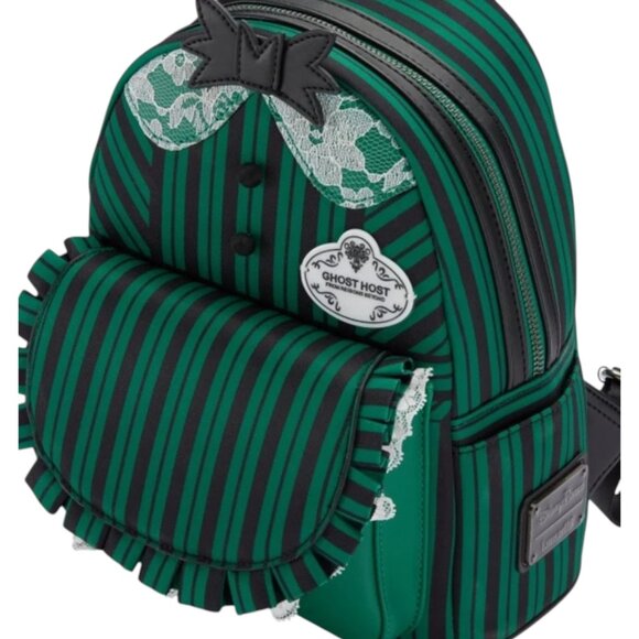 Loungefly Disney Parks The Haunted Mansion Ghost Host Mini Backpack
